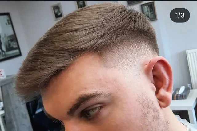A skin fade at Senior
