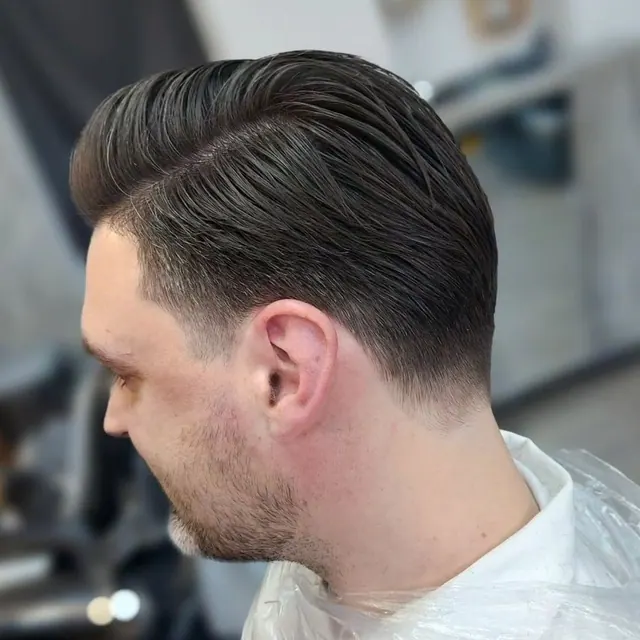 A side part at Senior